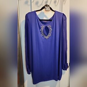 265 Roaman's top with bling